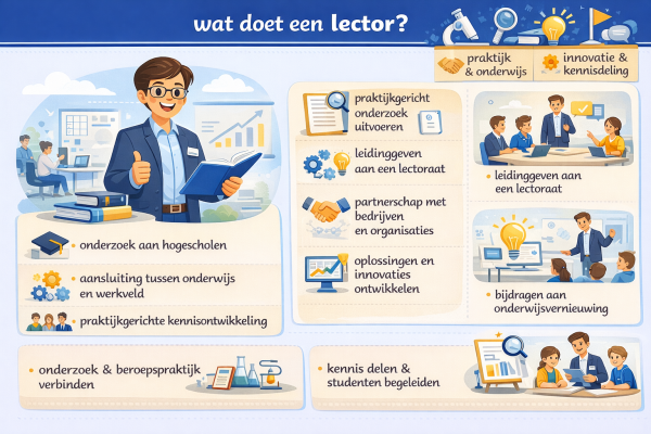Alles over het beroep lector Wat doet een lector